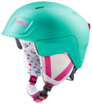 Suusakiiver Uvex Manic Pro, valge/roosa/helesinine, 46-50 cm