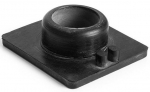 Treeningseadme lisatarvik Gymstick Rubber Foot, must v.