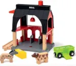 Komplekt Brio Animal Barn 63601200, mitmev&auml;rviline