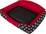 Loomavoodi Hobbydog Royal KRLCZK2, must/punane, L