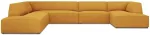 Nurgadiivan Micadoni Home Ruby Panoramic 7 Seats, kollane v., vasak, 366 x 273 cm x 69 cm
