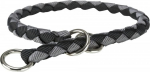 Kaelarihm koertele Trixie Cavo, must v./hall v., 300 - 360 mm x 12 mm, S