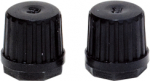 Klapi kork Weldtite Schrader Type Valve Caps BF08060, plastik, must, 2 tk