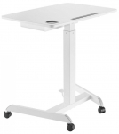 S&uuml;learvutilaud reguleeritava k&otilde;rgusega Maclean Adjustable MC-903W, 80 cm x 56 cm, 75.6 - 112.6 cm, valge v.