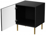 &Ouml;&ouml;kapp Cama Meble Jungle, kuldne v./must v., 53.5 cm x 44 cm x 40.5 cm