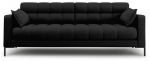 Diivan Micadoni Home Mamaia 4 Seats, must v., 217 x 92 cm x 75 cm