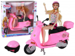 Nukk Lean Toys Fashion Motorcycle 16621, 30 cm, roosa