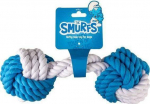 M&auml;nguasi koerale, k&ouml;is Duvo Hefty Smurf Rope, 30 cm, sinine v./valge v.