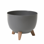 Lillepott Lamela Roma 880-82, plastik, &Oslash; 29 cm, tumehall v.