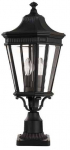 Vabalt seisev v&auml;lisvalgusti Feiss Collection Cotswold Lane, 60W, E14, IP44, must v., 22.9 cm x 54.4 cm