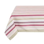 Laudlina ruudukujuline Patio Stripes, punane v./violetne v./pruunikas v., 90 x 90 cm