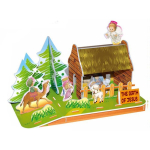3D-pusle Jokomisiada The Birth Of Jesus ZA2216, 19 cm x 11 cm, 25 tk, mitmev&auml;rviline