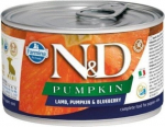 M&auml;rg koeratoit Farmina N&D Lamb & Pumpkin & Blueberry, 0.14 kg
