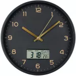 Kvartsseinakell House Nordic Amiens 4361115, must v., 25 cm x 25 cm, 25 cm
