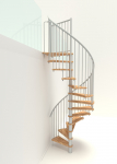 Keerdtrepp Minka Spiral Smart, 140 cm x 305.5 cm