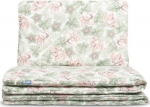Beebide voodipesukomplekt Sensillo, 100 x 135 cm, roheline v./roosa v.