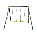 Kiik koos raamiga Hatis Ežiukas, 180 cm, 186 cm, must v./roheline v.