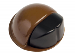 Uksestopper 5985 400-2664-50, 2 cm, &Oslash; 5 cm, plastik/kumm, pruun v.