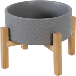 Statiiv koos kaussidega koera jaoks Zolux Keramo Solo, 0.7 l, 16 cm x 16 cm x 6.2 cm, pruun v./hall v.