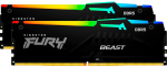 Operatiivm&auml;lu (RAM) Kingston Fury Beast RGB, DDR5, 32 GB, 6400 MHz
