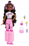 Nukk aksessuaaridega Mattel Barbie Dream Besties Skate Party Brooklyn JFX97, 30 cm, valge v.