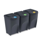 V&auml;lipr&uuml;gikast Prosperplast Sortibox, must, 35 l