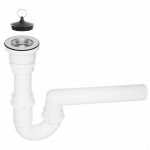 Sifoon vannitoavalamu jaoks Kuchinox OKS_B11T, valge v.