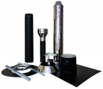 Kamina &uuml;hendustoru Vulcano Plus, h&otilde;be/must, 200 - 300 mm, 250 cm