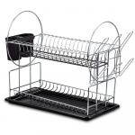 N&otilde;udekuivatusrest Nava Acer, 50 cm x 23.5 cm x 36 cm, plastik/metall, h&otilde;be v./must v.