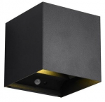 Valgusti Reality Talent, 1W, LED, IP44, must v., 10 cm x 10 cm