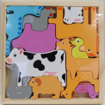 Puidust pusle Melissa & Doug, 12 tk