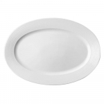 Serveerimistaldrik Rak Porcelain Rondo, 38 cm, 26 cm, Valge v.