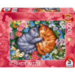 Pusle Schmidt Sleeping Velvet Paws, 49.3 cm x 69.3 cm, 1000 tk, mitmev&auml;rviline