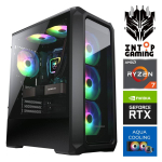 Statsionaarne arvuti Intop Aqua Ryzen 7 7700X, 2500 GB, DDR5 32 GB, SSD+HDD 500 GB 2 TB, Nvidia GeForce RTX 5060 Ti 16 GB GDDR7