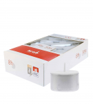 K&uuml;&uuml;nalde komplekt Krab XXL Tealight candle, 8 h, 600 g, 30 tk, Valge v.