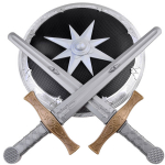 M&auml;ngum&otilde;&otilde;k, kilbiga Arms H&otilde;be/Must