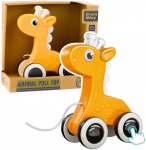 T&otilde;mmatav m&auml;nguasi, kaelkirjak Lean Toys Animal, 19.5 cm, kollane v.