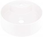 Vannitoa kraanikauss Deante Silia, kivimass, 36 cm x 36 cm x 12.5 cm, valge (kahjustatud pakend)