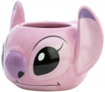Tass Disney Stitch Angel, roosa v., 0.375 l