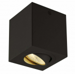 Valgusti lagi SLV Triledo Square CL, LED, 3000 &deg;K, 1 x 6.4 W, must v.