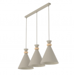 Valgusti lagi Emibig Zero, E27, 3 x 15 W, beež v.