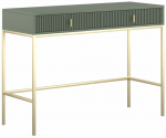 Konsoollaud Maggiore MA07, kuldne v./roheline v., 50 cm x 104.2 cm x 77 cm