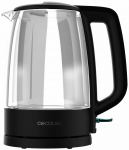 Elektriline veekeetja Cecotec ThermoSense 320 Clear, 1.7 l, l&auml;bipaistev v./must v.