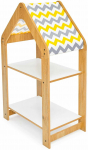 Laste riiul Kalune Design Multi Purpose, pruun v./valge v./kollane v., 30 cm x 50 cm x 80 cm