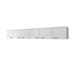 Seinakapp Kalune Design BA132, valge v., 243 cm x 48.3 cm x 45 cm