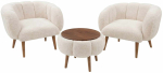 M&ouml;&ouml;blikomplekt Hanah Home Lotus Wellsoft, sise, pruun v./beež v.