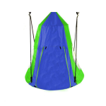 Pesakiik lastele 4IQ Tent, 100 cm, 160 cm, sinine v./roheline v.