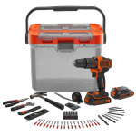 Akukruvikeeraja-trell koos akuga Black & Decker BCKSB04-QW, 1.5 Ah