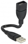 Juhe Delock USB 2.0 A female, USB 2.0 A male, 0.15 m, must v.