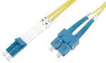 Juhe Digitus LC / SC Fiber Optic Patch LC Optic, SC Optic, 3 m, kollane v.